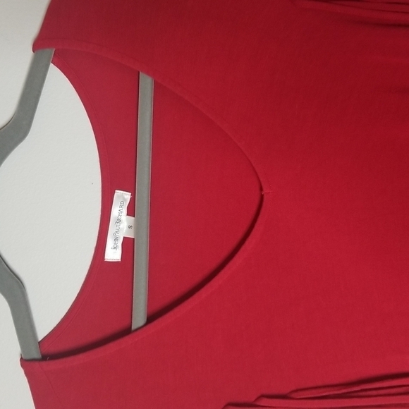 John Paul Richard Womens v neck fringe top 3/4 length - Picture 3 of 5